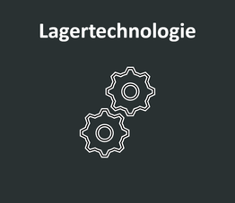 Symbol für Lagertechnologie: zwei Zahnräder